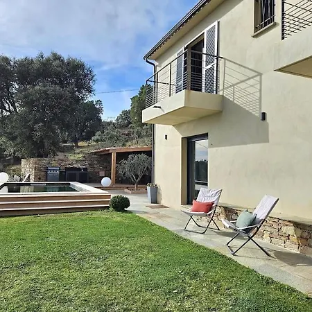 Belle Avec Piscine Et Vue Mer- Hauteurs De Villa