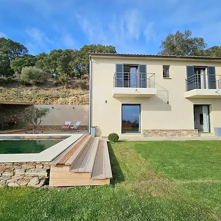 Belle Avec Piscine Et Vue Mer- Hauteurs De * Bastia (Corsica)